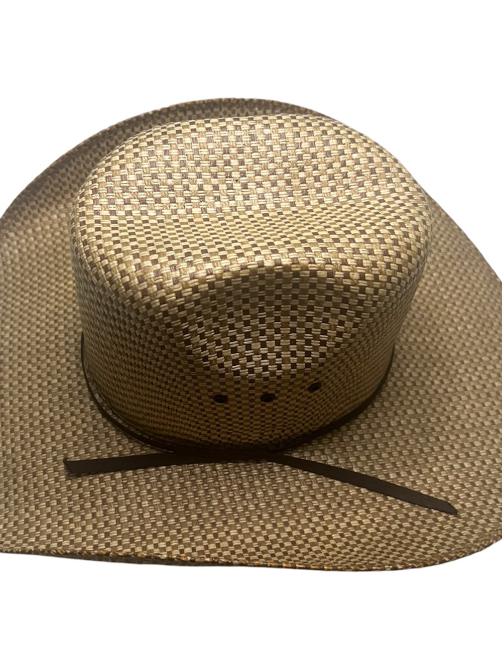 Hooey Premium Quality 100X Straw Cowboy Hat in Natural Tan Size 7 1/4 M/Unisex
